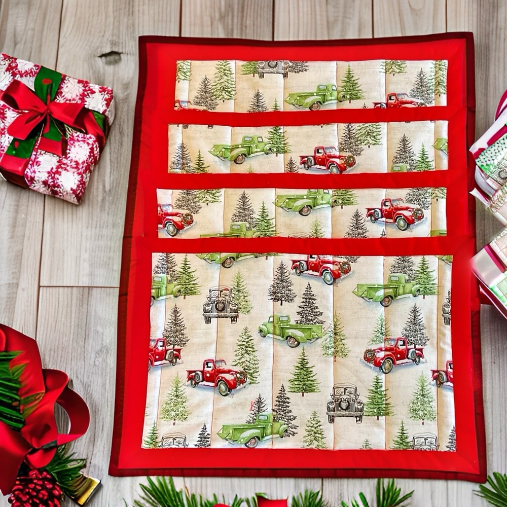 Holiday’s Placement Mats with Coasters